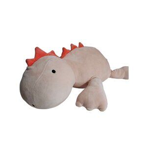 Pillowfort Target Weighted 3lb Pink Plush Dino Dinosaur Squishy Soft Pillow 24"